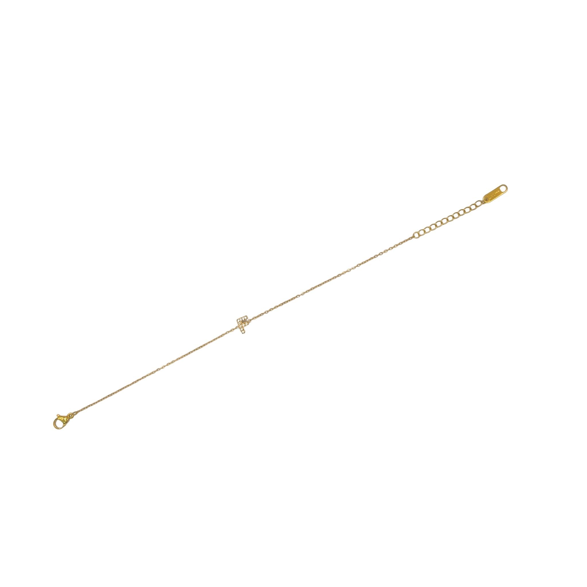Bracelet Lettre F