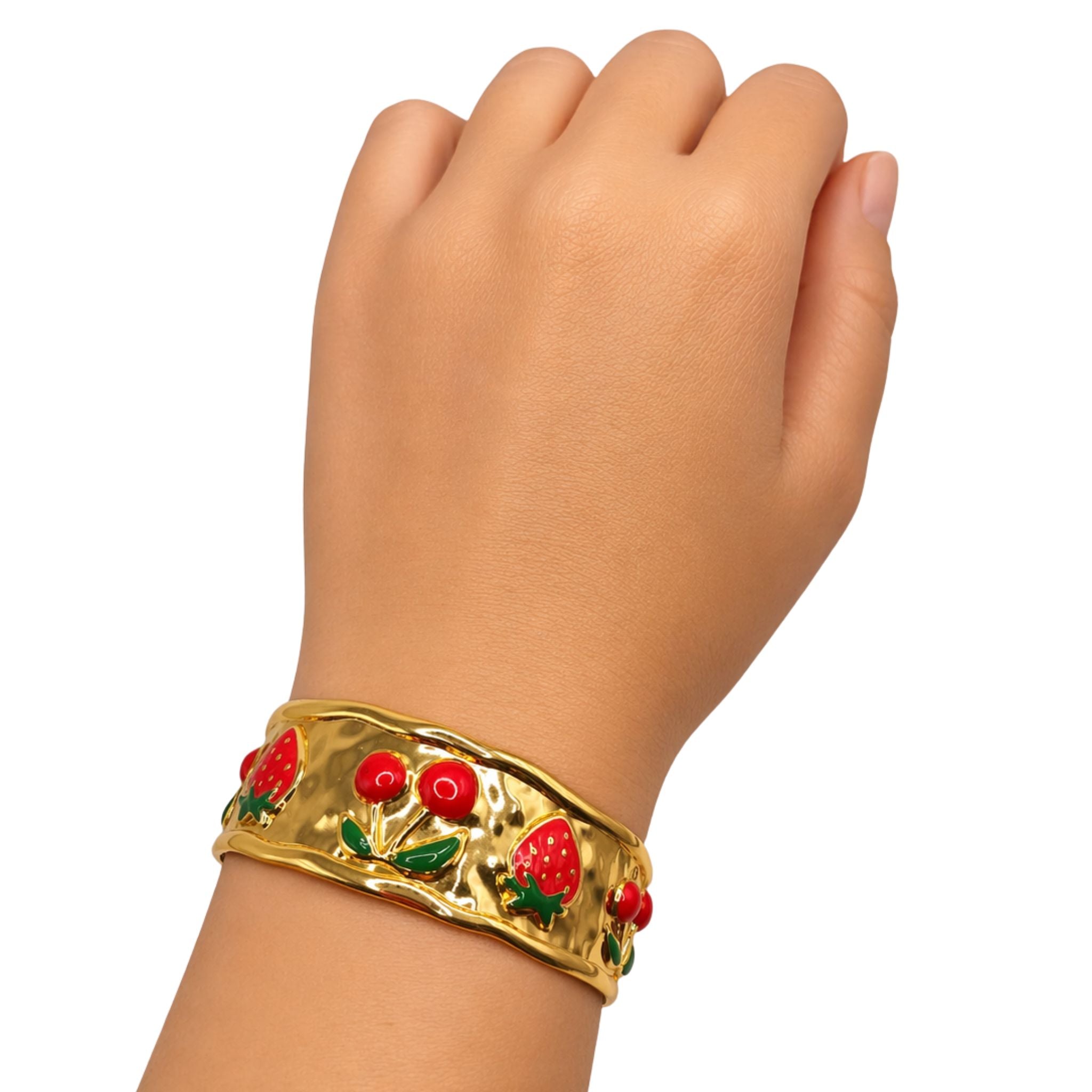 Bracelet Jonc Frutti Red