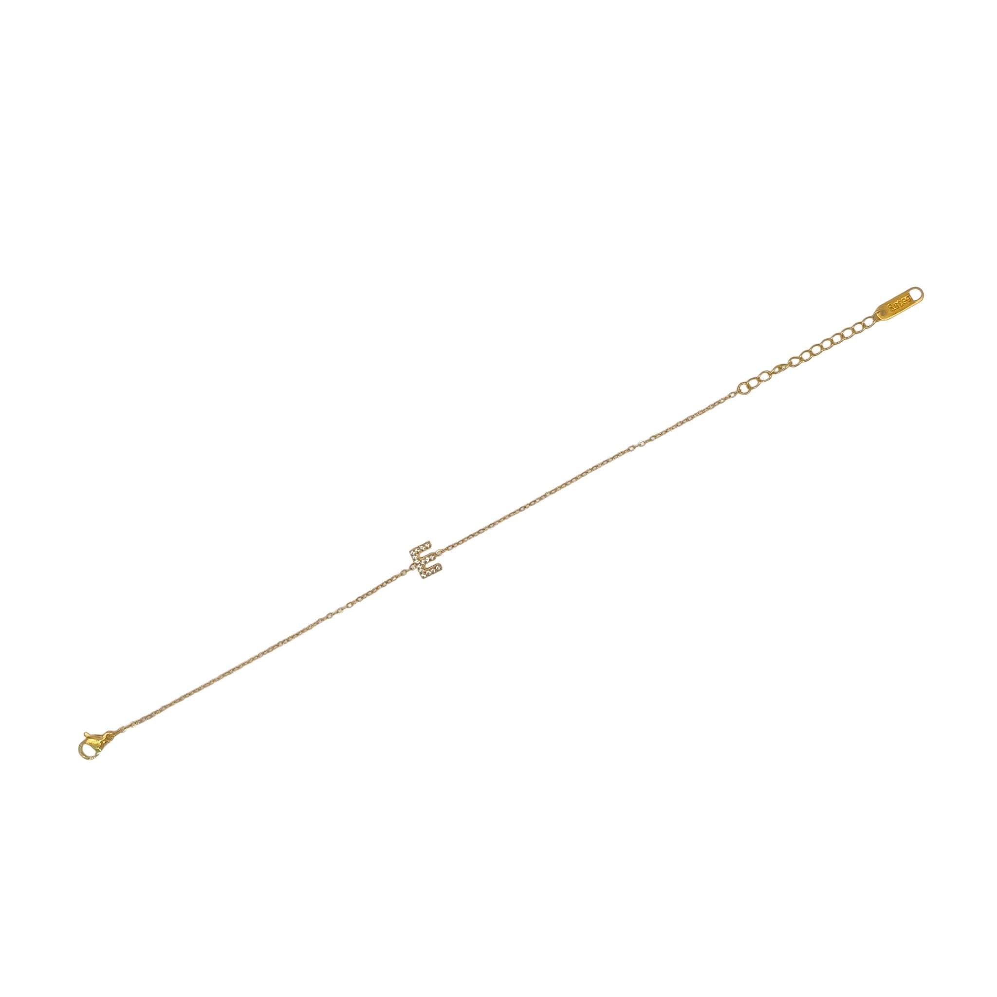 Bracelet Lettre E