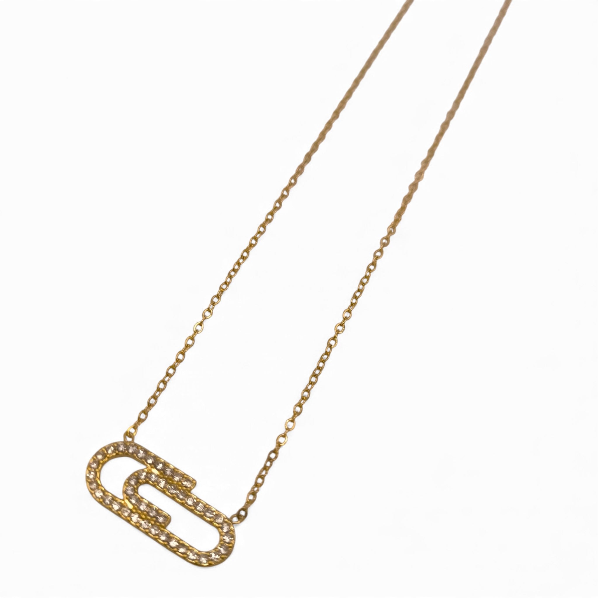 Collier Maillon doré