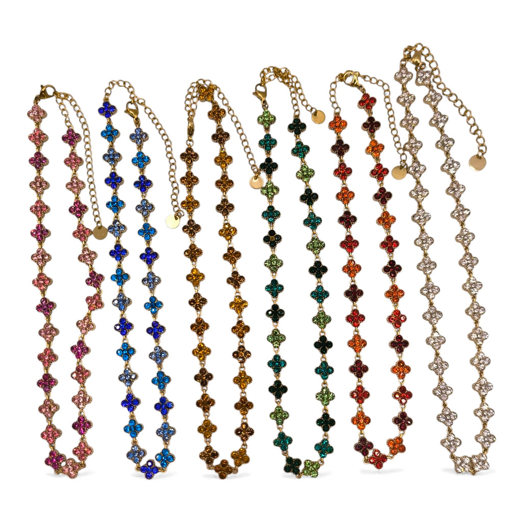 Collier Trèfles Glam