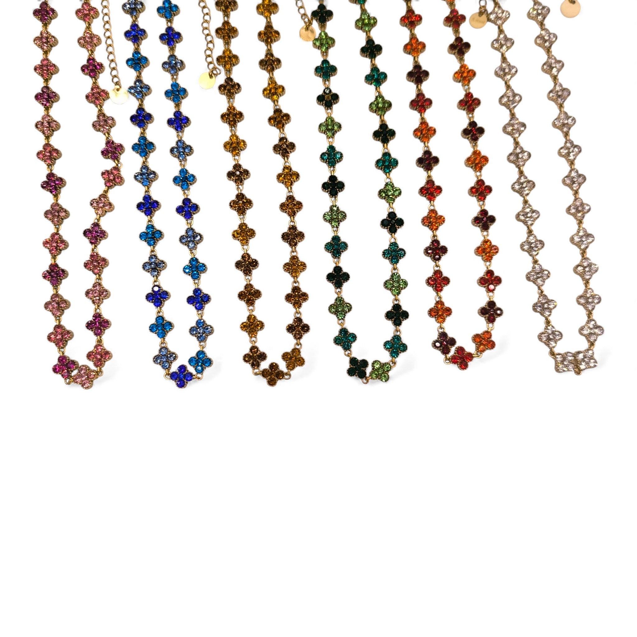 Collier Emeraude clover