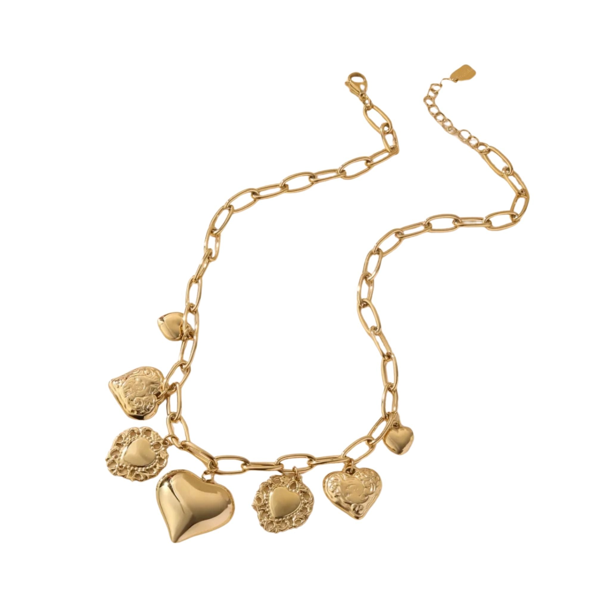 Collier Coeur d'or