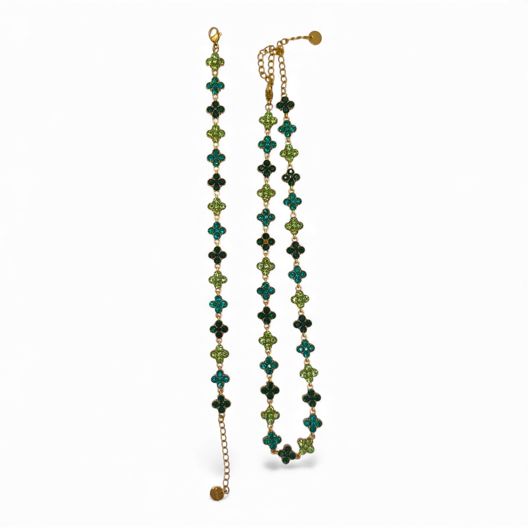 Collier Emeraude clover
