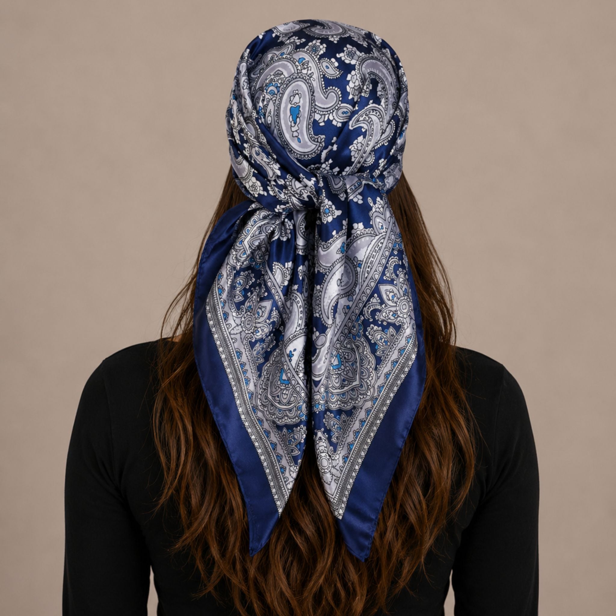 Foulard Bleu Marine
