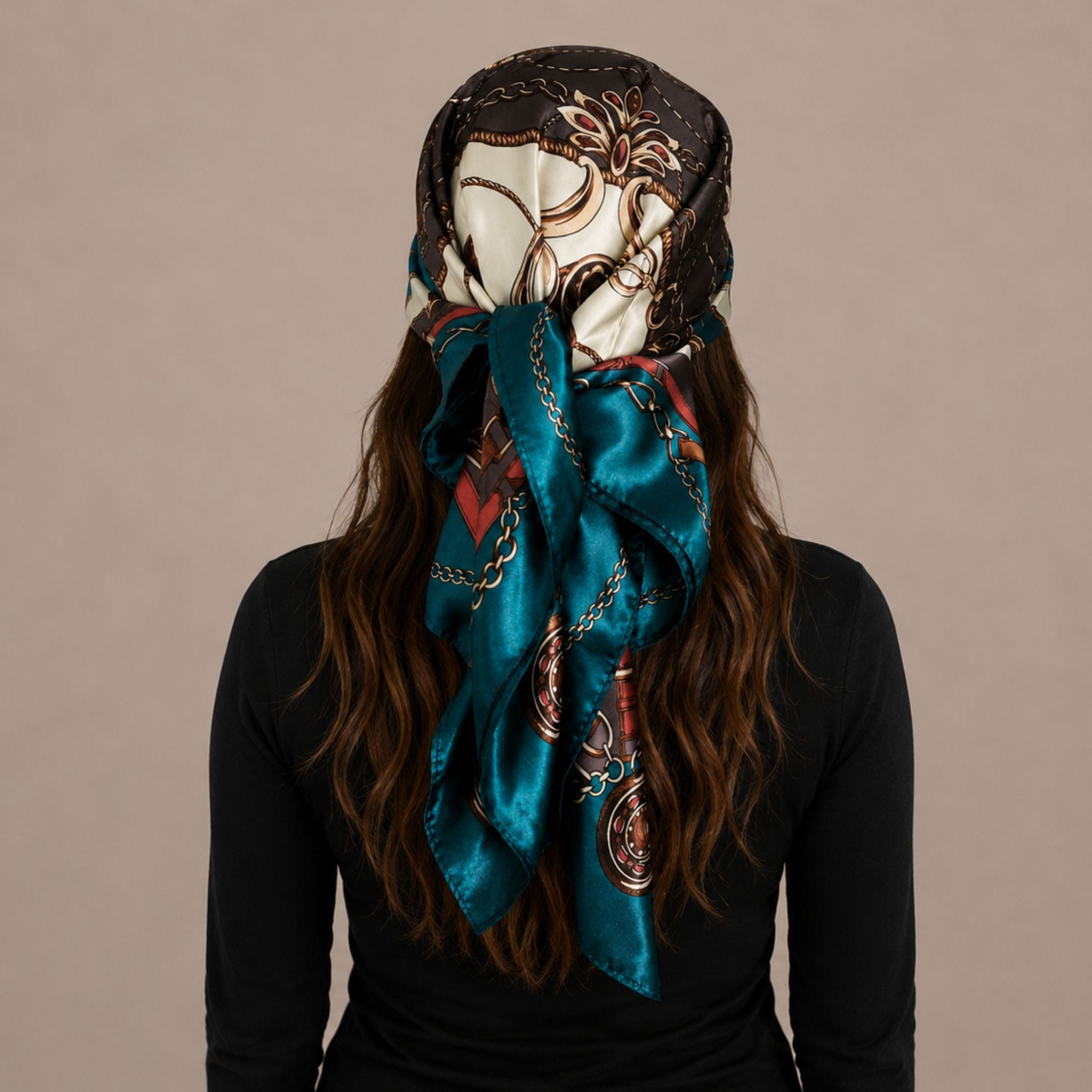 Foulard Emeraude Royal
