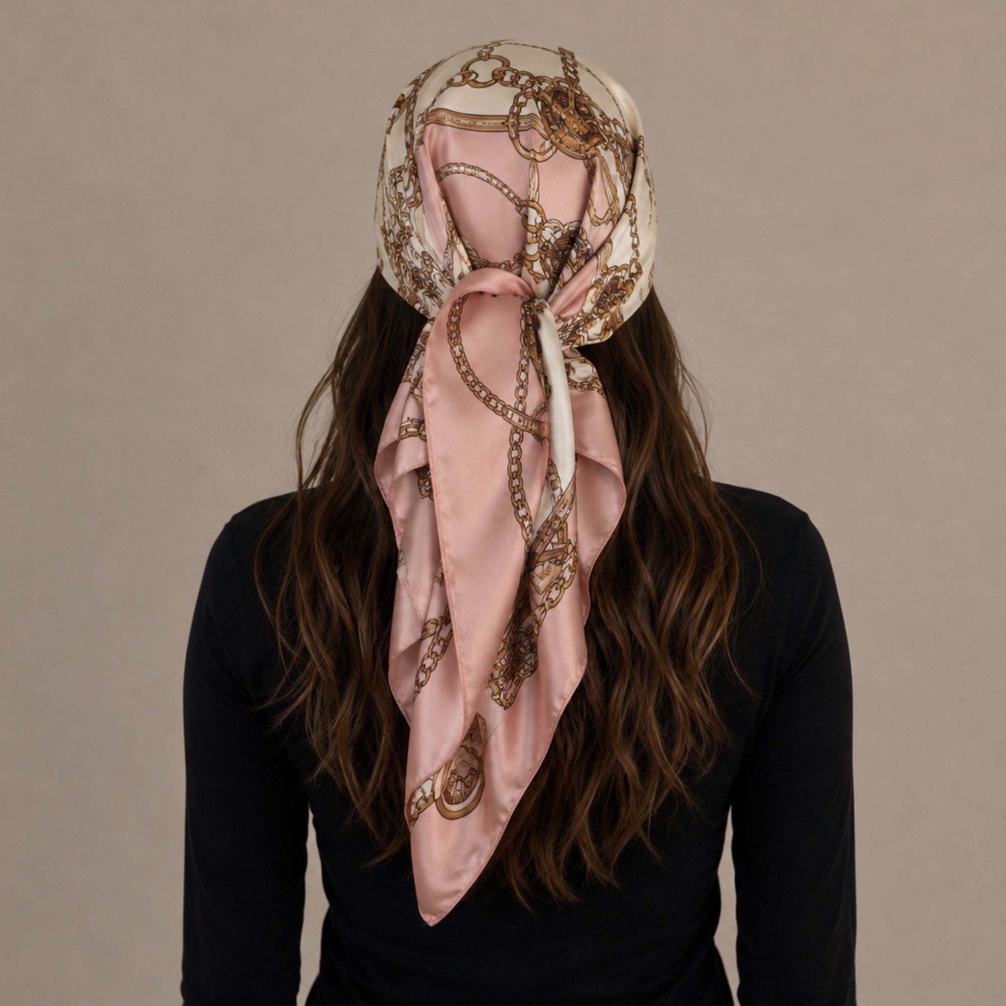 Foulard Rose Opaline
