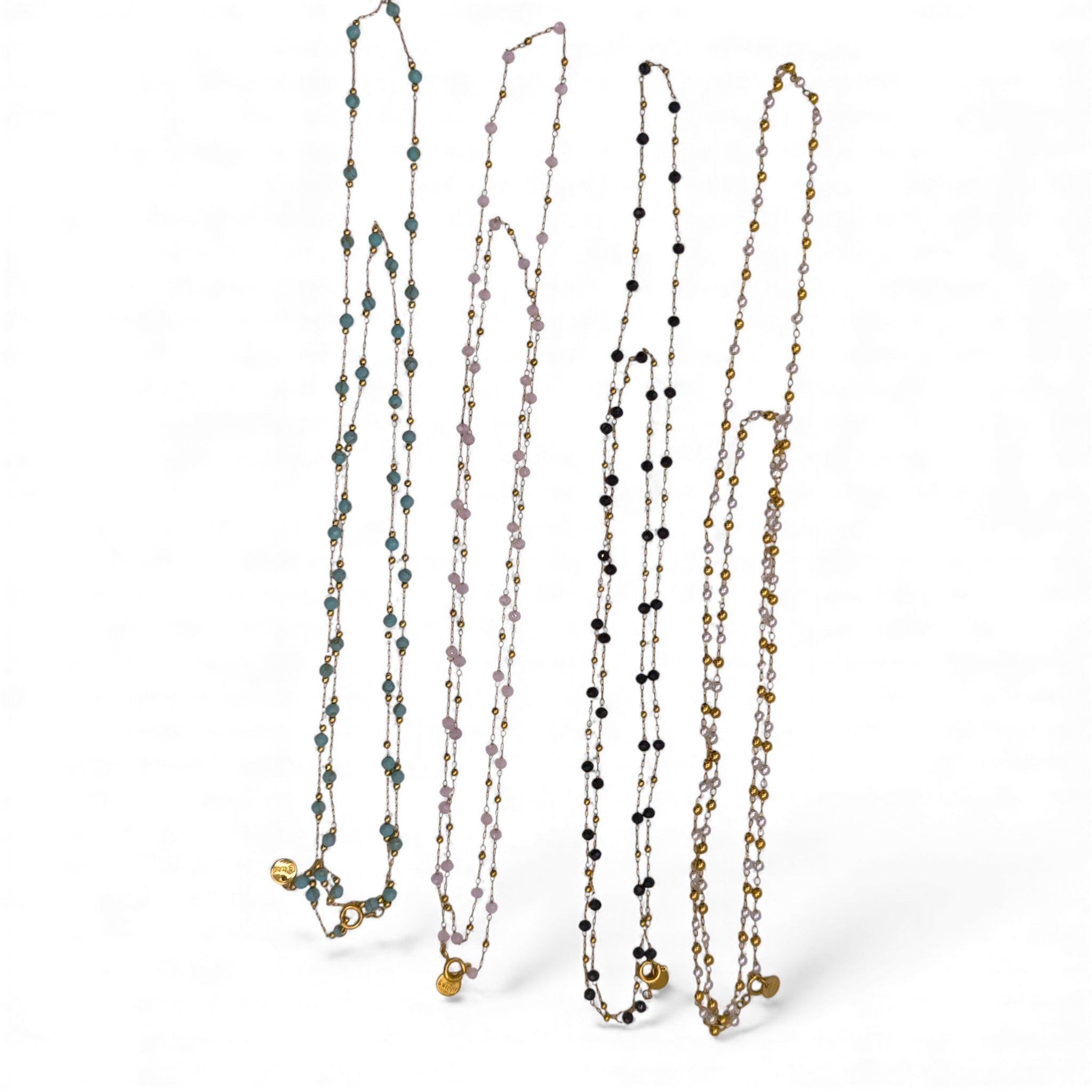 Sautoir Perles Noires