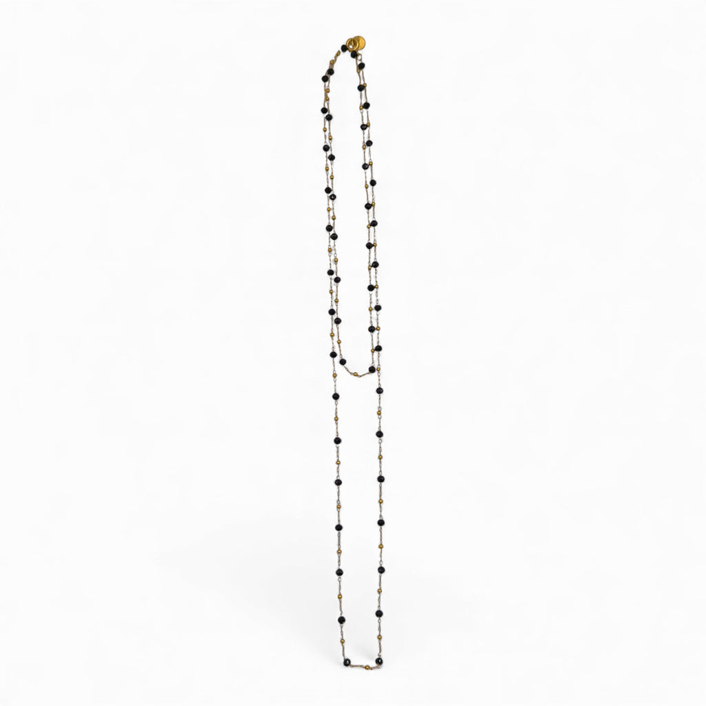 Sautoir Perles Noires