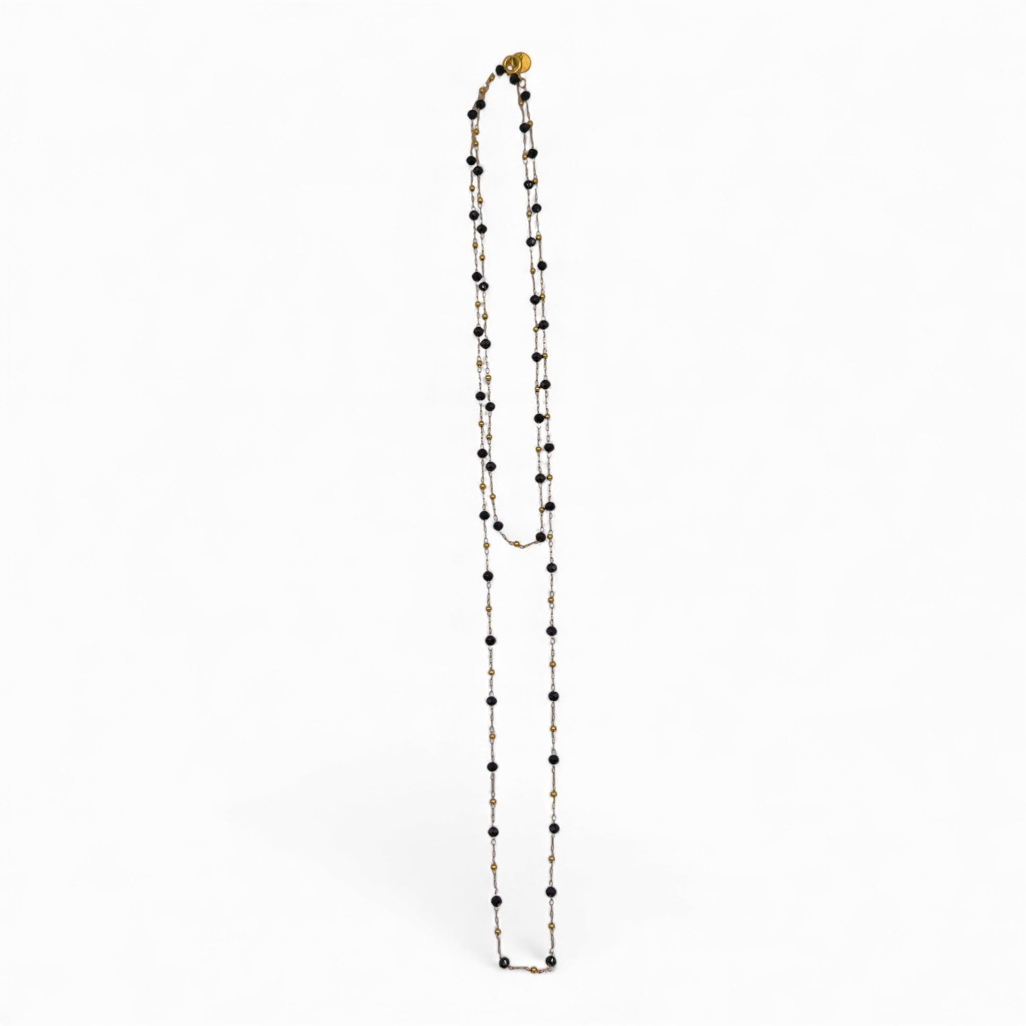 Sautoir Perles Noires