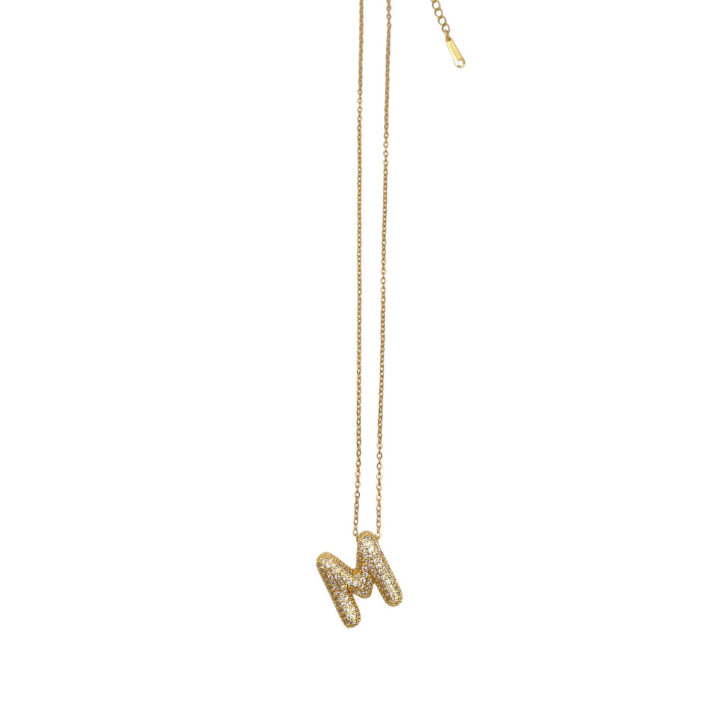 Collier XL lettre M