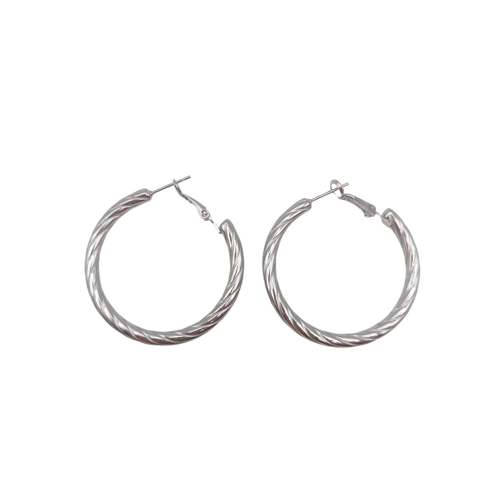 Boucles Torsade Argenté